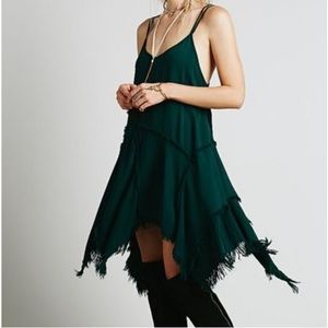 Free People Raw Hem Slip Dress - Small